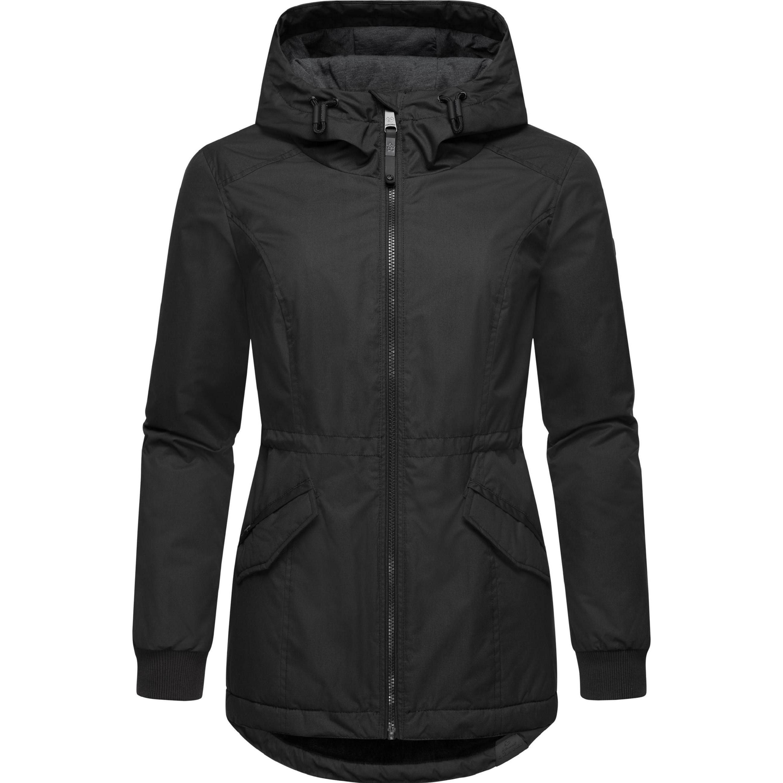 Ragwear, Damen, Jacke, Dowey Warm (5XL), Schwarz, 5XL
