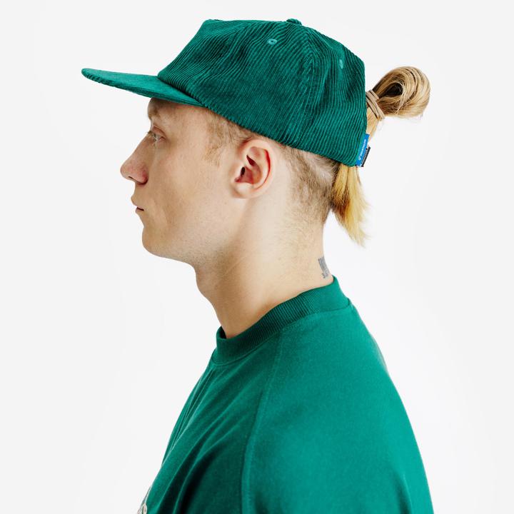 Produktbild Decathlon Cap 6 Panel Cordsamt - grün/schwarz
