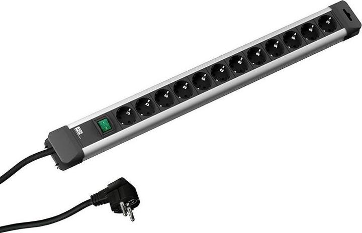 Actual product image Bachmann Power strip CONNECTUS, 12-way (12x, CEE 7/3, 1.80 m)