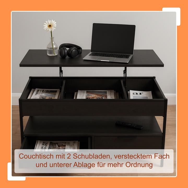 Image du produit Relaxdays Couchtisch