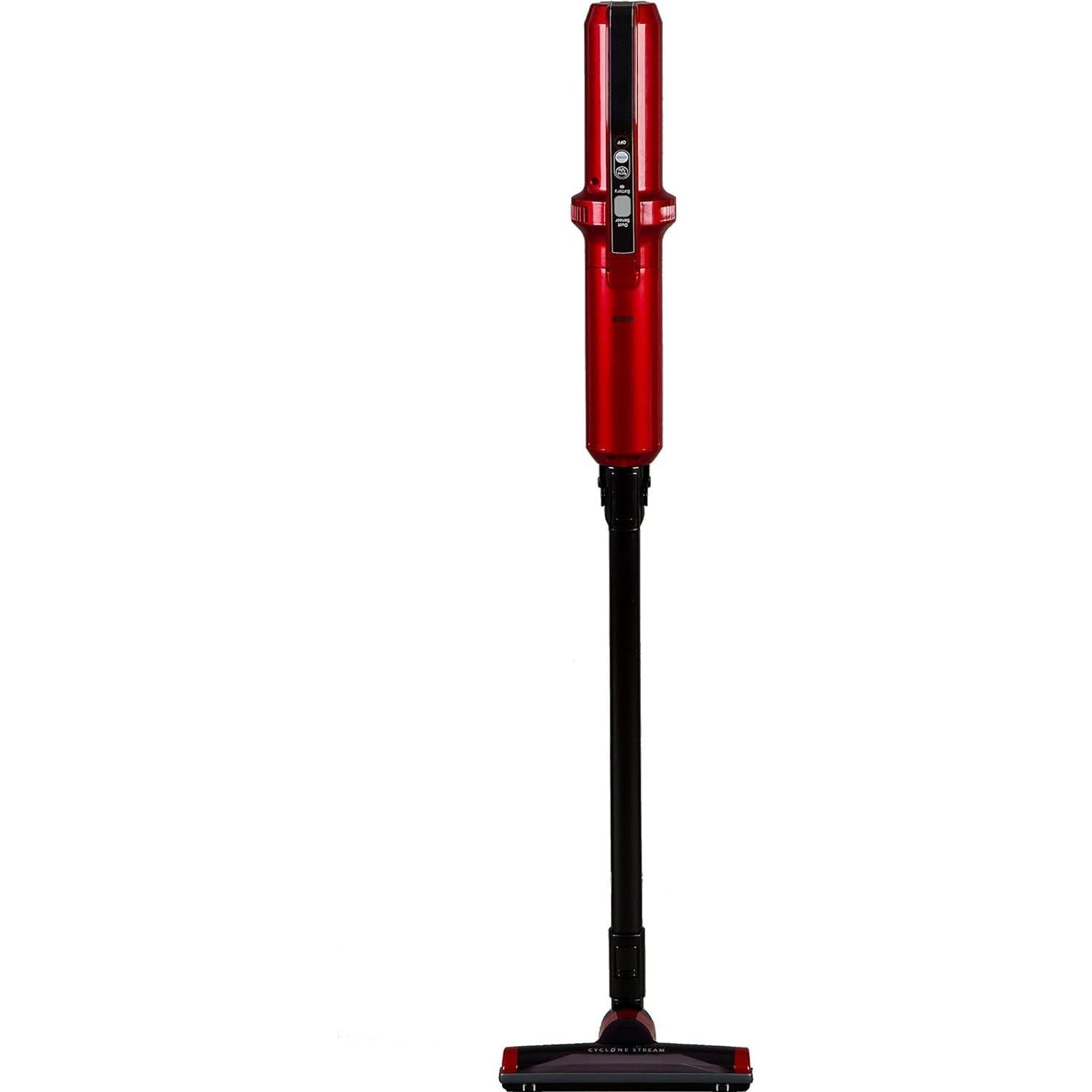 Iris Ohyama KICSLDC4 Rechargeable Stick and Handheld Vacuum Cleaner Wireless 235 x 163 x 1003 cm Red, Aspirapolvere, Rosso