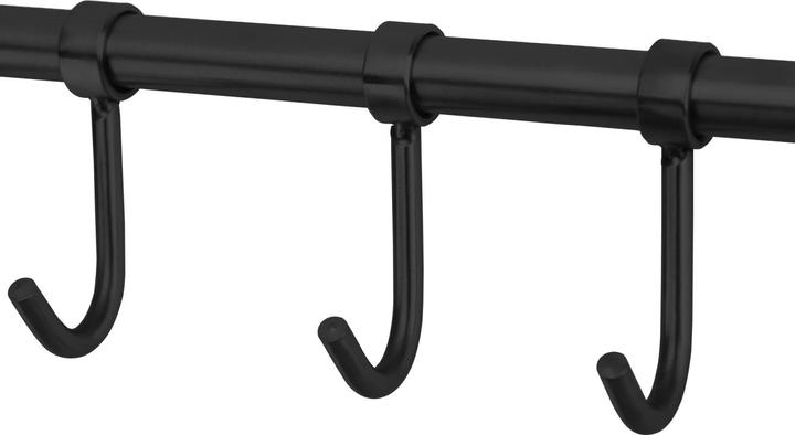 Image du produit Intirilife Barre de suspension en acier inoxydable avec 5 crochets