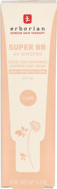 Image du produit Erborian Super BB Clair (Blanc, 15 ml)