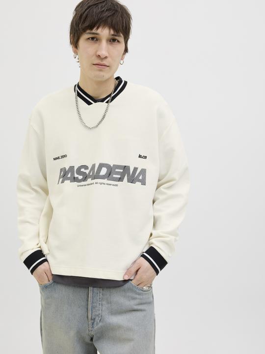 Produktbild Jack & Jones Jcohorizon Sports Print Sweat Ls V-Neck (L)