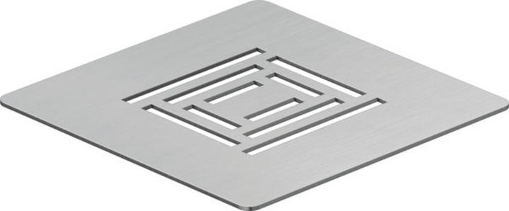 Produktbild Duravit Ablaufabdeckung für Sustano Duschwannen Edelstahl (13 cm, 13 cm)