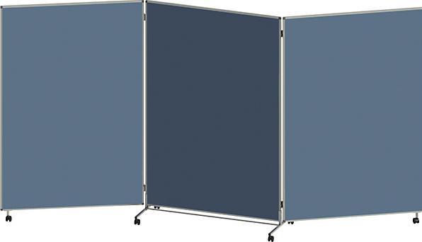 Image du produit eurokraft basic Tableau de présentation pliant et mobile (120.80 x 180 cm)