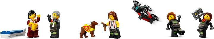 Image du produit LEGO 60414 Caserne de pompiers avec véhicule à échelle pivotante (60414, LEGO City)