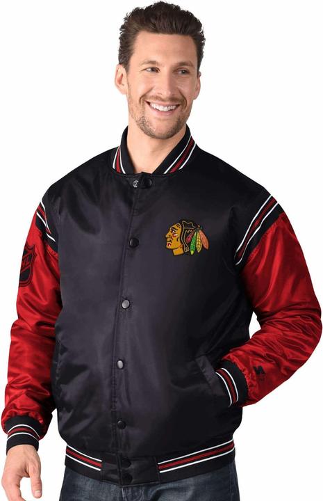 Immagine prodotto Great Branding Chicago BlackhawksStarter Satin Varsity Jacket XL (XL)