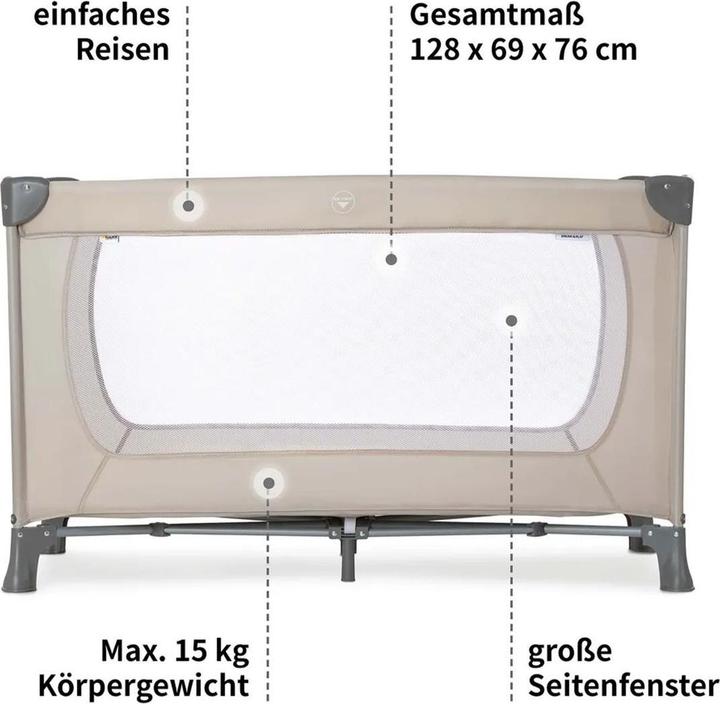 Produktbild Hauck Reisebetten Reisebett Set Dream'n Play inkl. Alvi Reisebett (120 x 60 cm)
