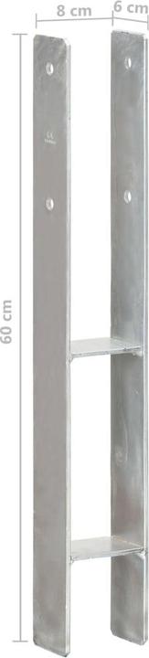 Produktbild vidaXL Pfostenträger