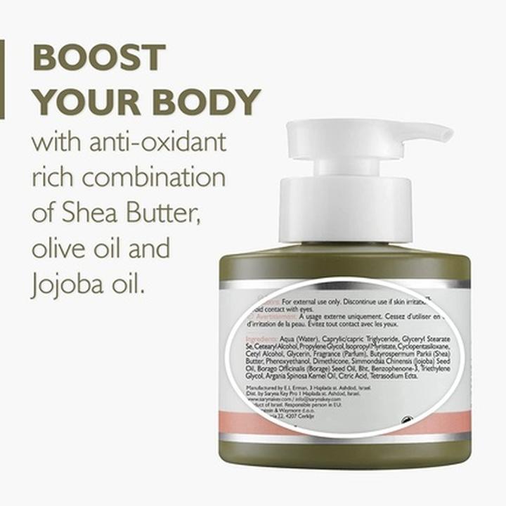 Produktbild Saryna Key Körperlotion mit reiner afrikanischer Sheabutter, Olivenöl und Jojobaöl Feuchtigkeitsspendend (Körperlotion, 250 ml)