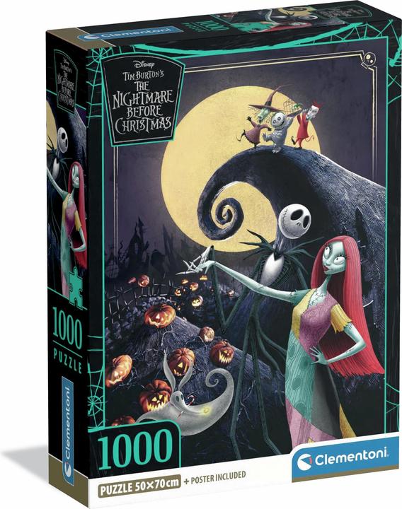 Produktbild Clementoni Puzzle 1000 Compact Nightmare Before Christmas (1000 Teile)