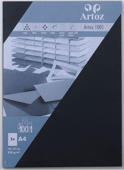 Image du produit Artoz 1001 cartes noir (A4, 220 g/m², 5 x)