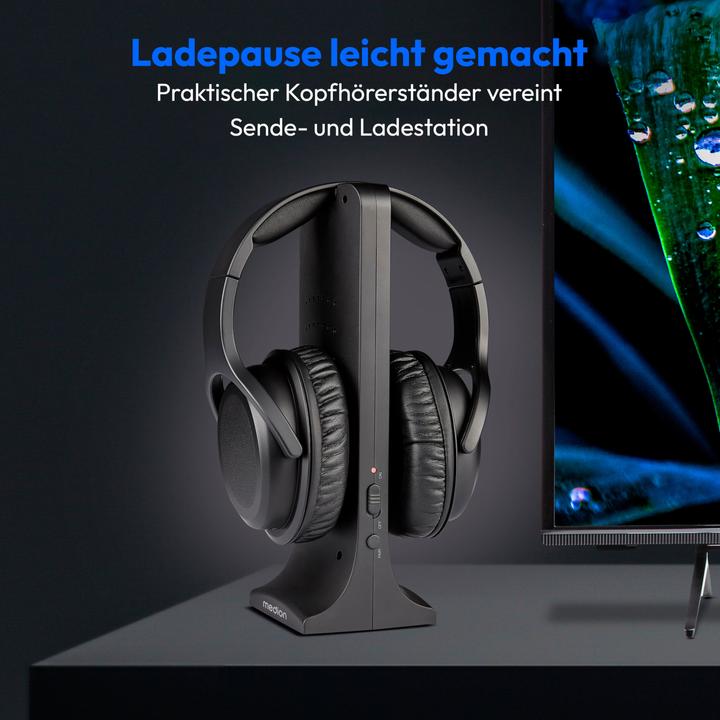 Actual product image Medion Kabellose Over-Ear Funkkopfhörer HS-1 (ANC, Cable, Wireless)