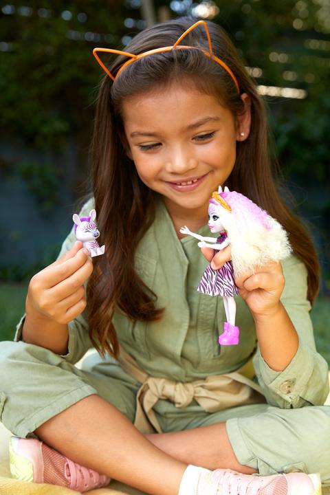 Enchantimals Bambola e Amici Cuccioli a Tema Mattel in