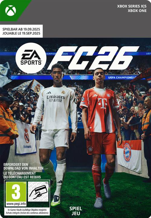 Produktbild Microsoft Xbox EA SPORTS FC 26: Standard Edition - COMBO Download Code (Xbox Series S, Xbox Series X)