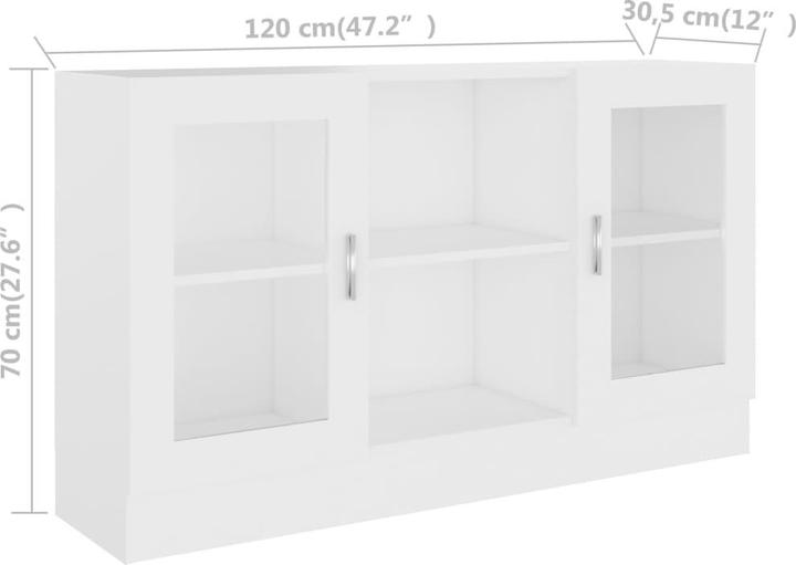 Actual product image vidaXL Sideboard (120 x 30.5 x 70 cm)
