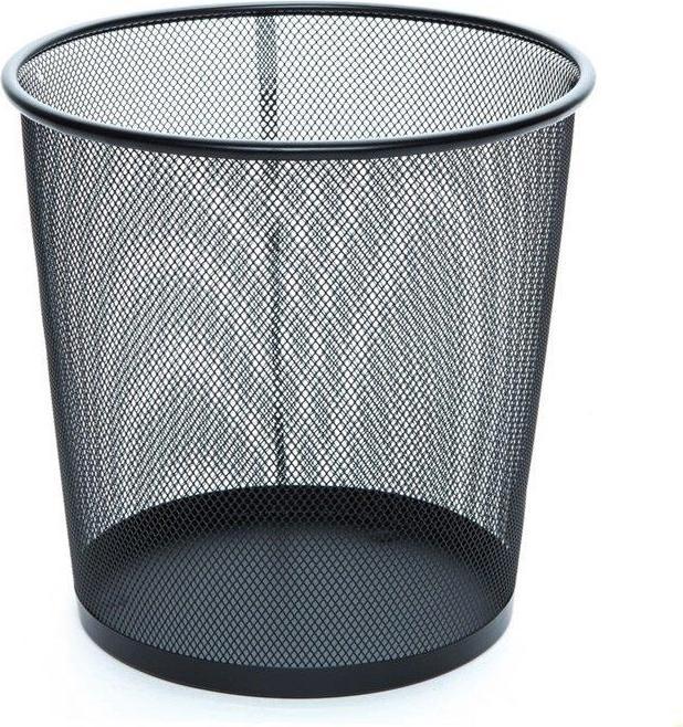 Produktbild Okko TRASH BIN MESHY ROUND BLACK 684004 (16 l)