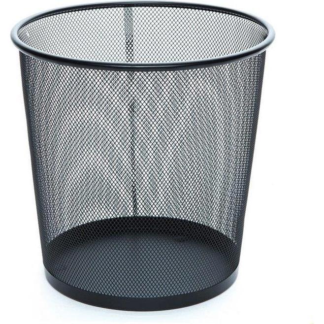 Okko, Blumentopf, TRASH BIN MESHY ROUND BLACK 684004