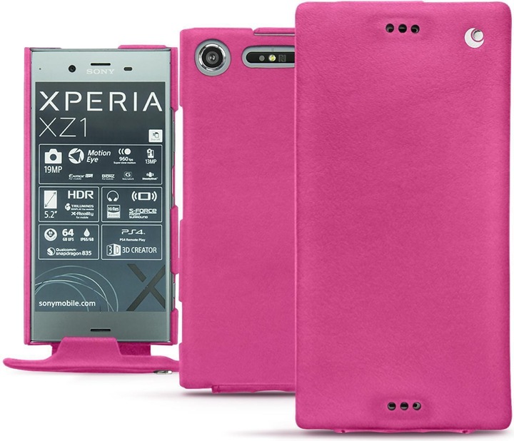 Actual product image Noreve Leather cover vertical (Sony Xperia XZ1)