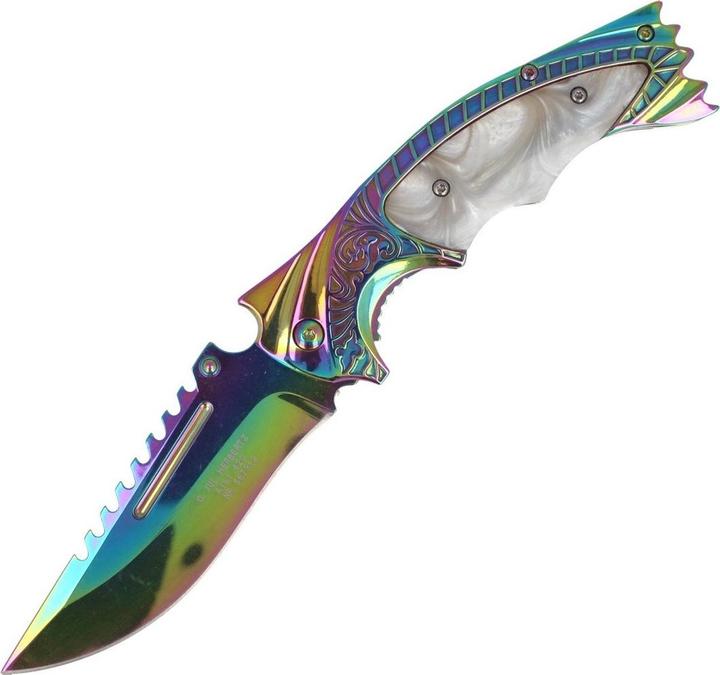 Produktbild CJH Solingen Rainbow Titanium Klappmesser