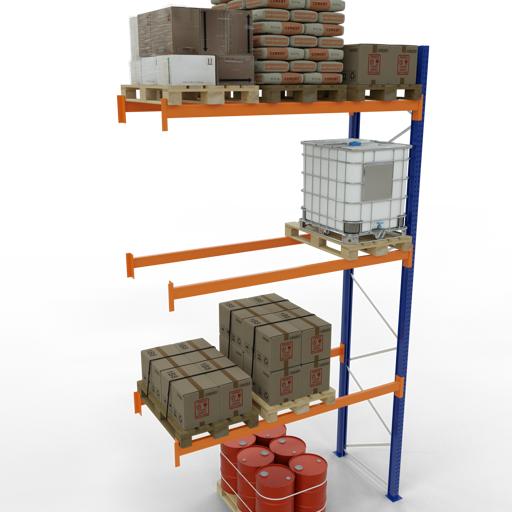 Actual product image Schulte Lagertechnik Add-on pallet rack