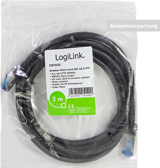 Actual product image LogiLink Network cable (S/FTP, CAT6a, 1 m)