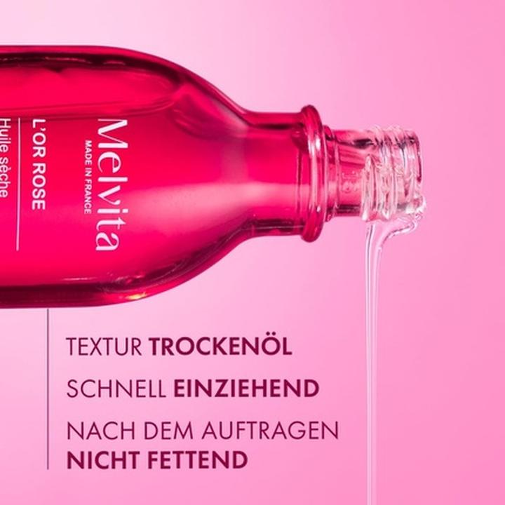 Produktbild Melvita Rose Gold Lift Firming Dry Oil - Firms the Skin (Körperöl, 50 ml)