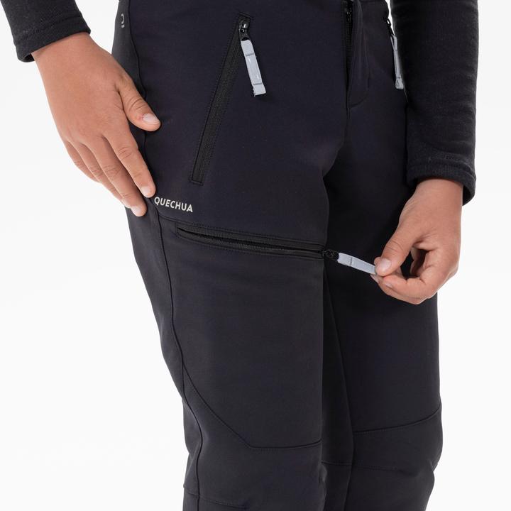 Immagine prodotto Quechua Pantaloni invernali softshell per bambini taglia 122-170 caldi per l'escursionismo - SH500 Mountain (140)