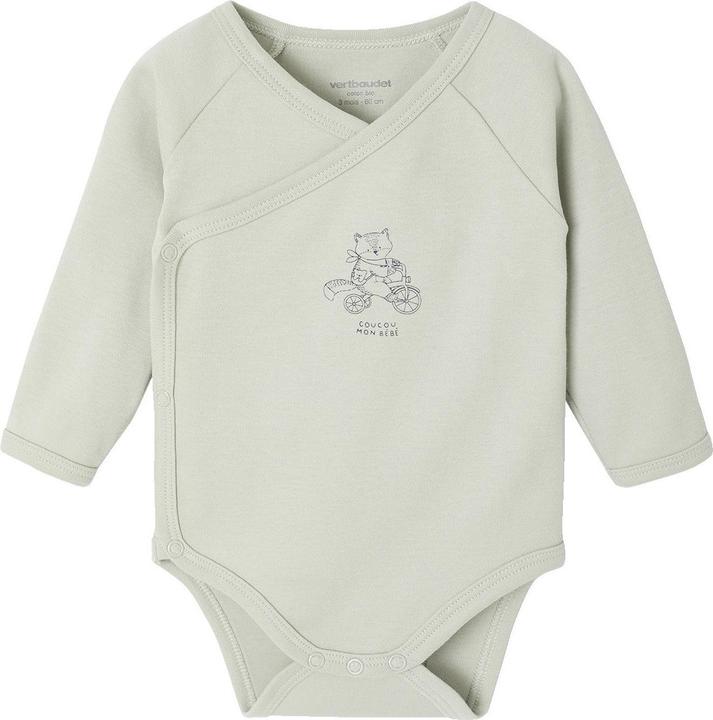 Produktbild Vertbaudet Bio-Kollektion: 2er-Pack Baby Wickelbodys mit langen Ärmeln (50)