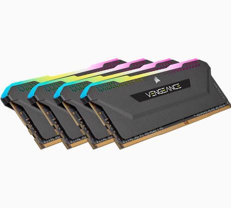 Produktbild Corsair Vengeance RGB Pro SL (4 x 16GB, 3200 MHz, DDR4-RAM, DIMM)