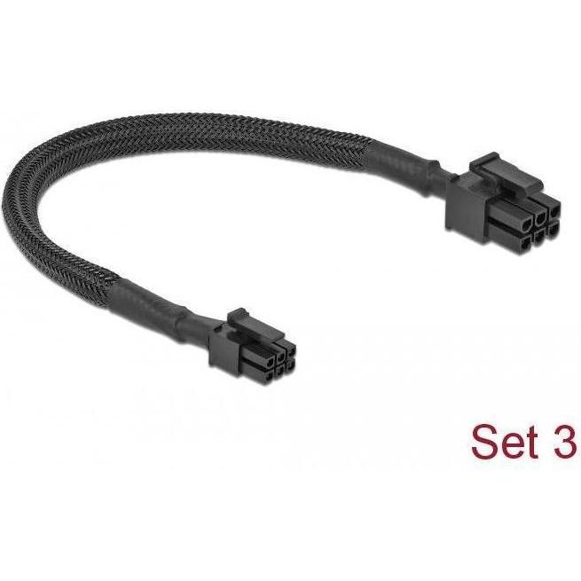 Delock, Steckdosenleiste, Powerkabel Set passend für Mac Pro 2019 (8 x)