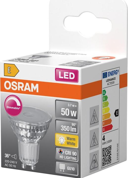 Produktbild Osram LED Leuchtmittel 4099854457487 (GU10, 350 lm, 1x)