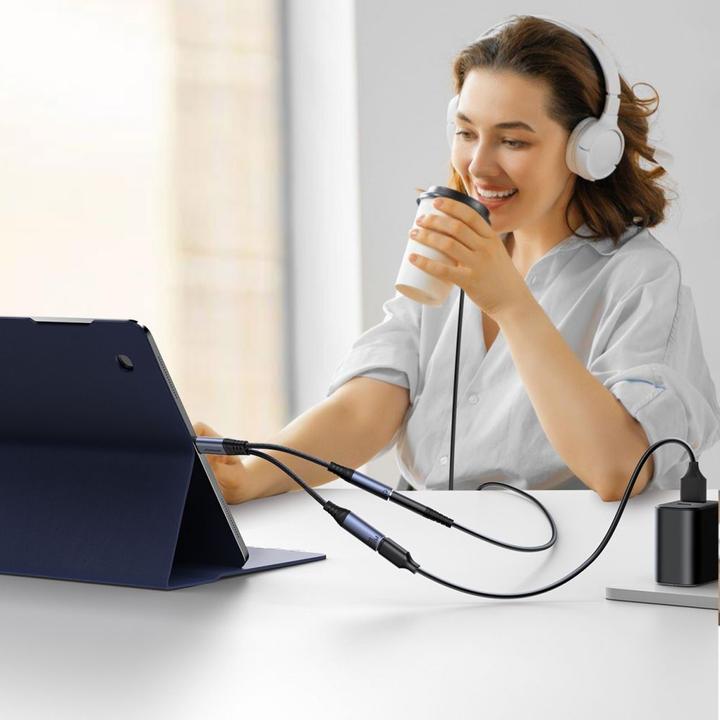 Image du produit Joyroom SY-C02 (USB Type C, Prise de 3,5 mm, USB Type C)