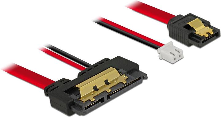 Produktbild Delock SATA Kabel & 2Pin Strom, 20cm