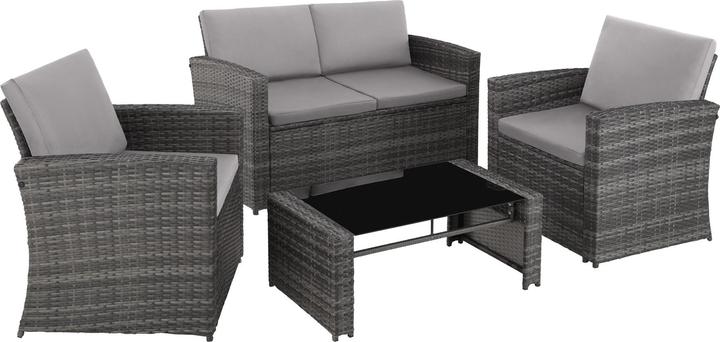 tectake Salottino in rattan Jesolo