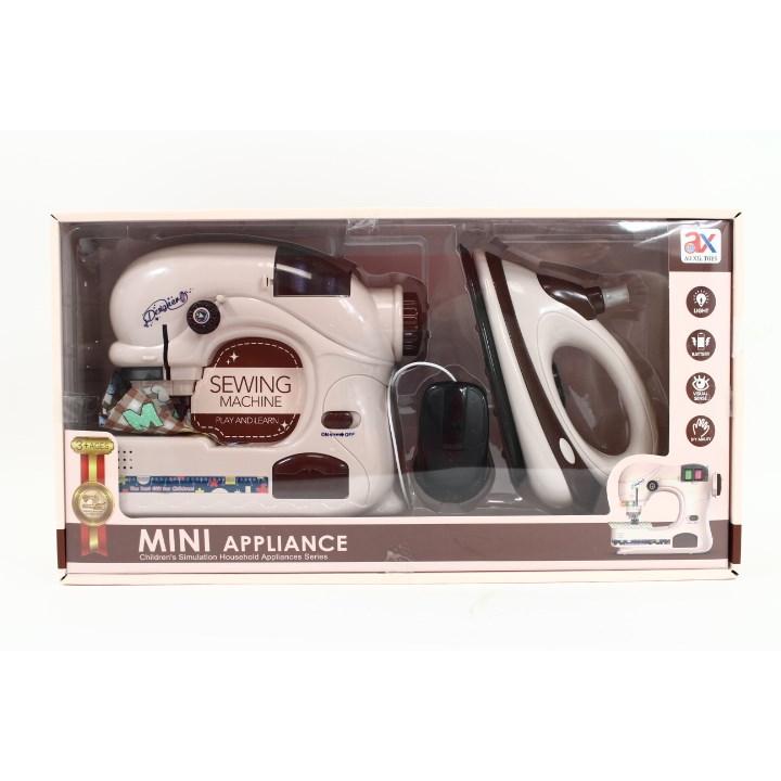 No Name Nähmaschine+batteriebetriebenes Bügeleisen 6756A 08748, Nähmaschine