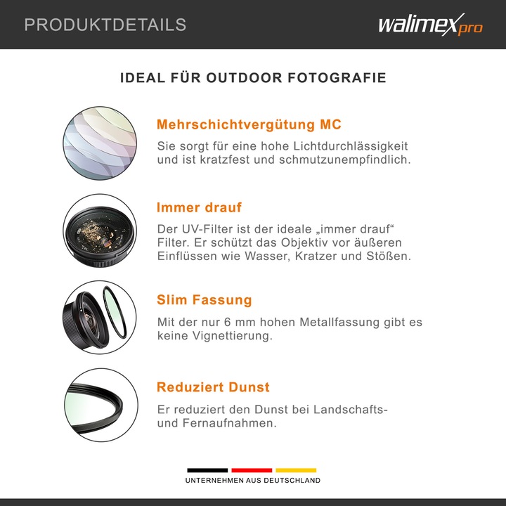 Produktbild Walimex pro pro slim MC (62 mm, UV-Filter, 62 mm)