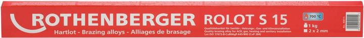 Productafbeelding Rothenberger ROLOT S15, volgens ISO 17672, 2x2x500mm, 1kg