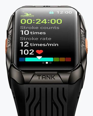 Immagine prodotto Kospet Smartwatch Tank X2 Ultra Schwarz, Touchscreen: Ja (34 mm)