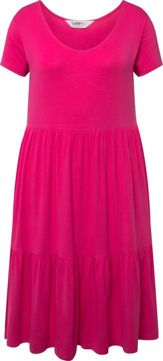 Produktbild Janet & Joyce Jerseykleid, Rundhals, Halbarm, Saum-Volants (52)