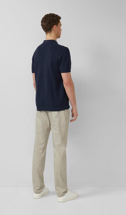 Produktbild s.Oliver Strukturiertes Strick-Poloshirt (M)