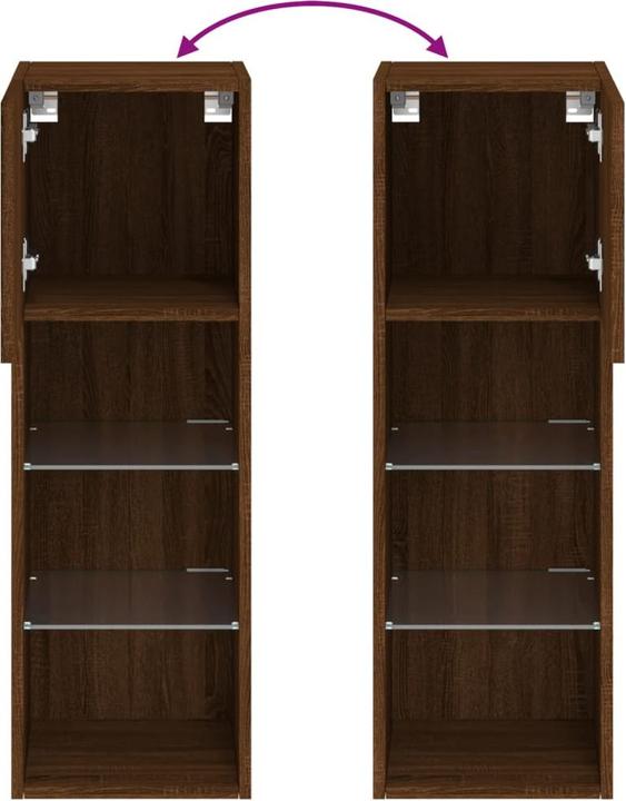 Produktbild vidaXL TV-Schrank (30.50 x 30 x 90 cm)