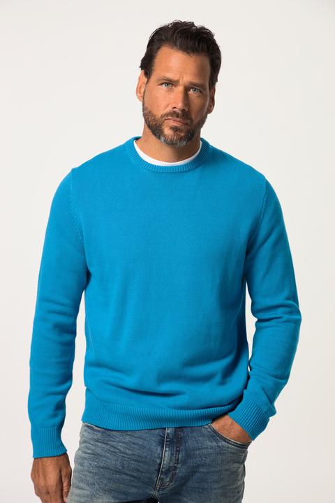 Actual product image JP1880 pullover, round neck, cotton, up to 8 XL (XXL)