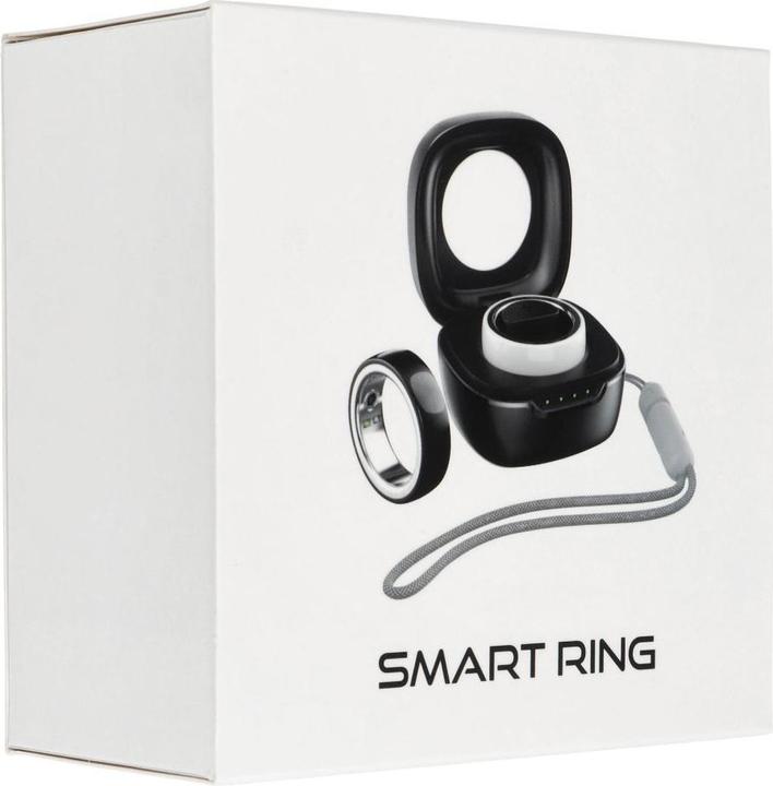 Image du produit OEM Smart device Smart Ring R8 - smart ceramic ring with charging box Size 18mm black (18, Noir)
