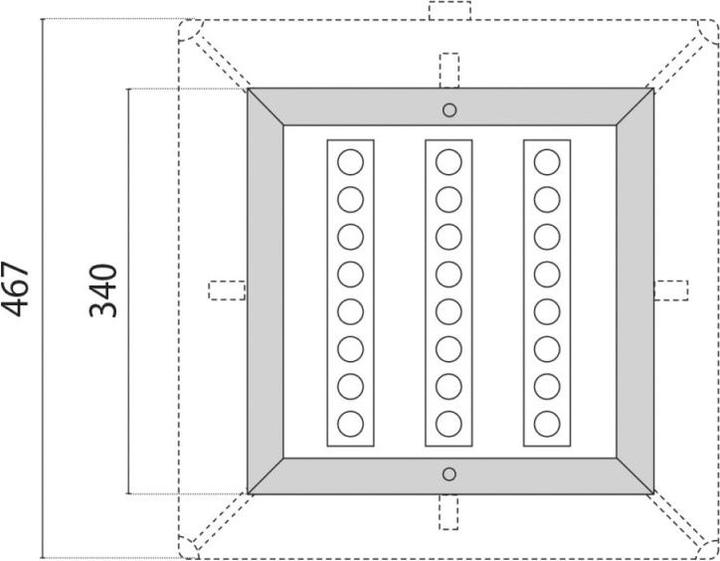 Actual product image Spittler PiL LED recessed floor light (1087 lm, IP67)