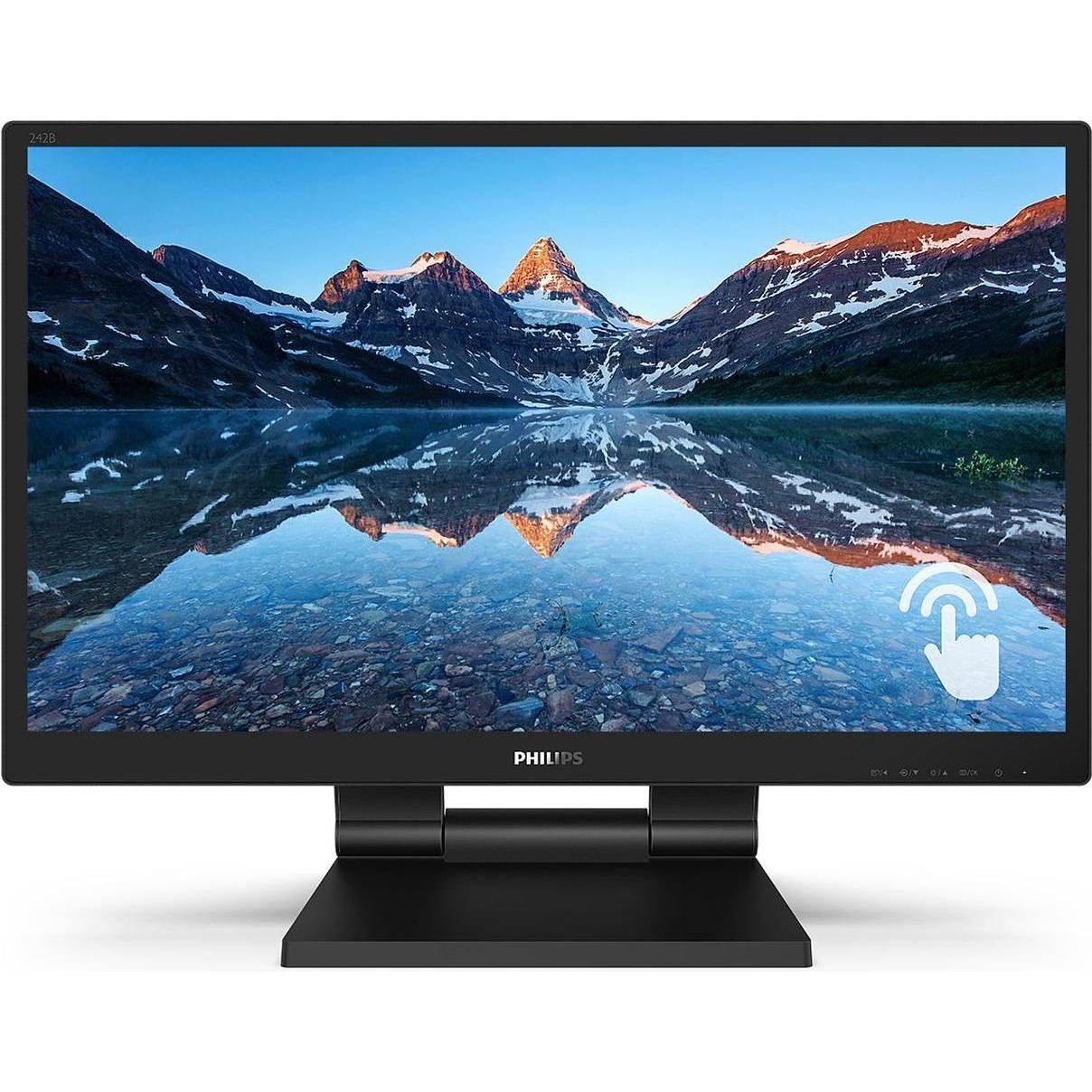 Philips 242B9T/00 (1920 x 1080 Pixel, 24"), Monitor, Schwarz