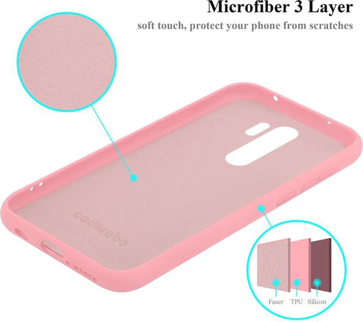 Actual product image Cadorabo TPU Liquid Silicone Case Cover (Xiaomi Redmi Note 8 Pro)