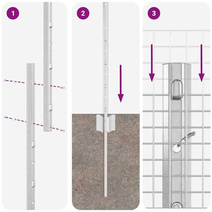 Actual product image VidaXL Welded wire fence