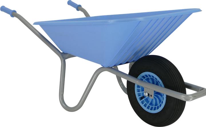 Produktbild FORT Gartenkarre babyblau Cosmo-Line 90 Liter